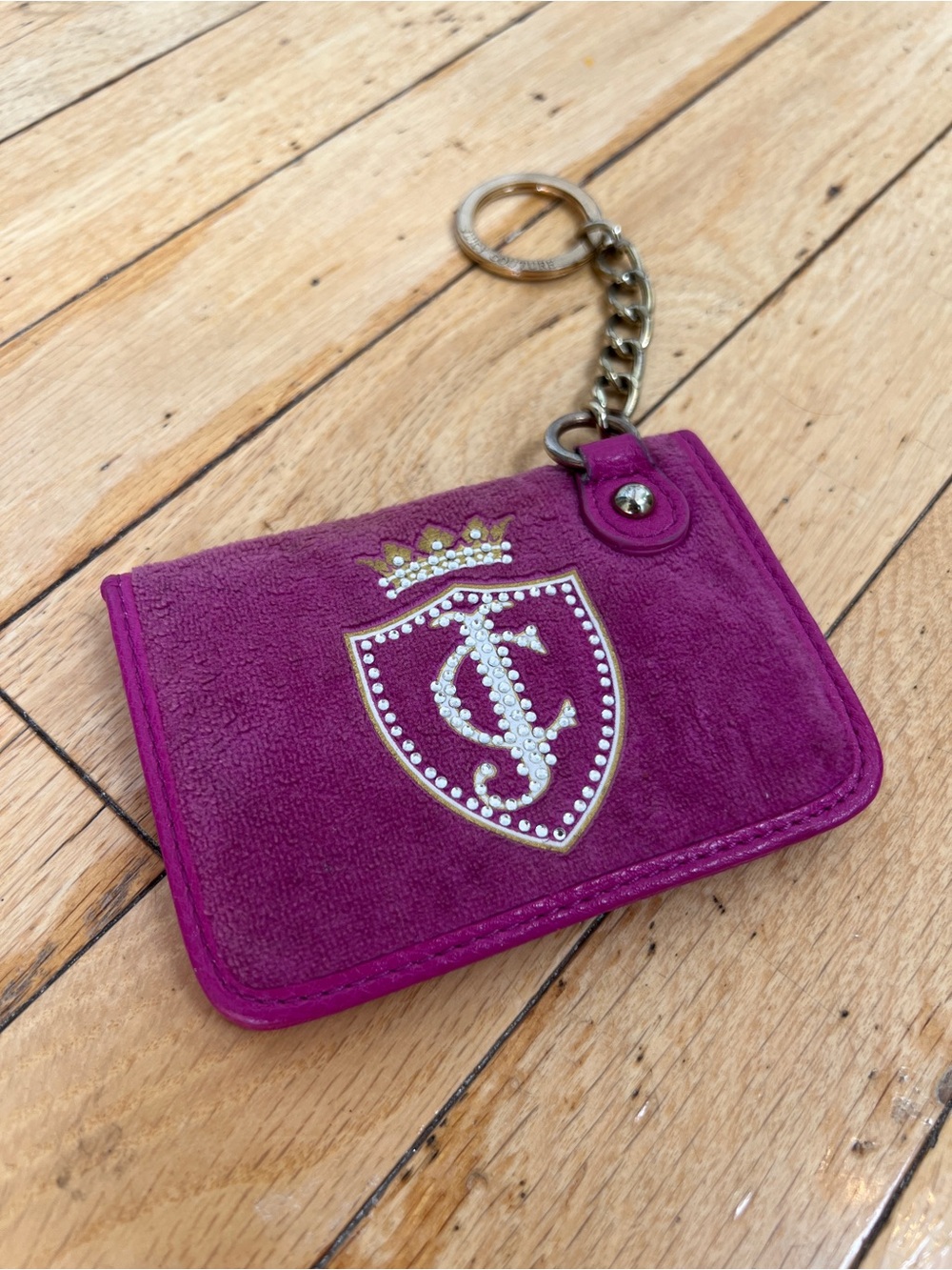 Y2K Juicy Couture Wallet with Keychain